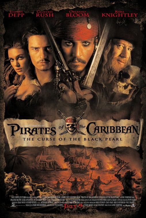 캐리비안의 해적: 블랙펄의 저주(2003) 포스터