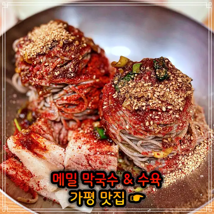 경기 가평 맛집 수도권 최고의 막국수