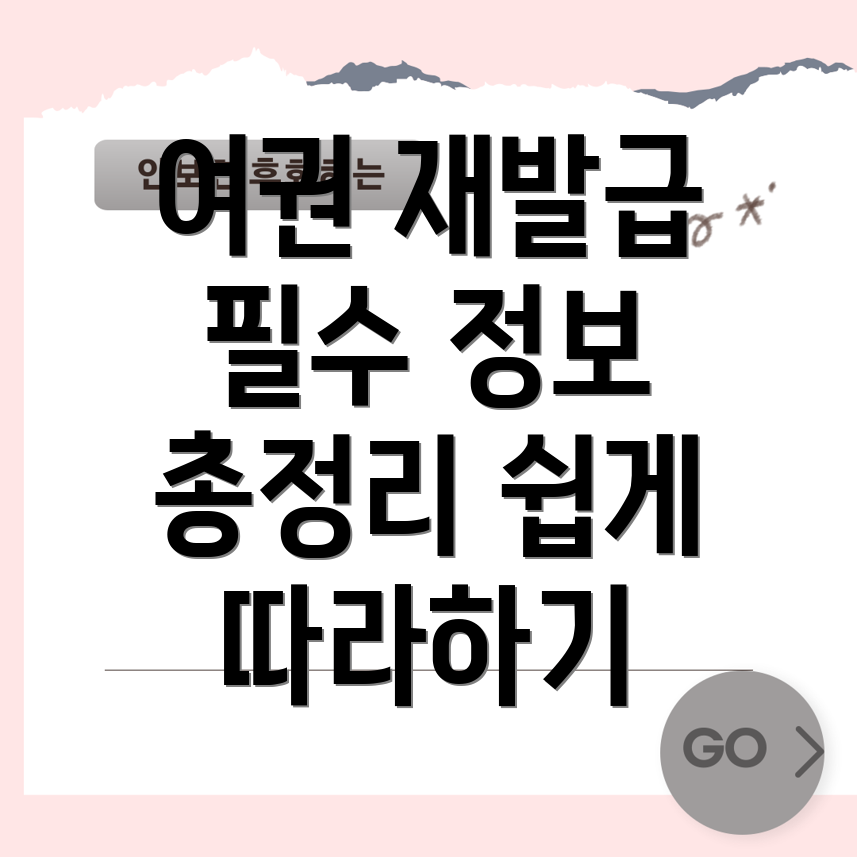 여권 재발급