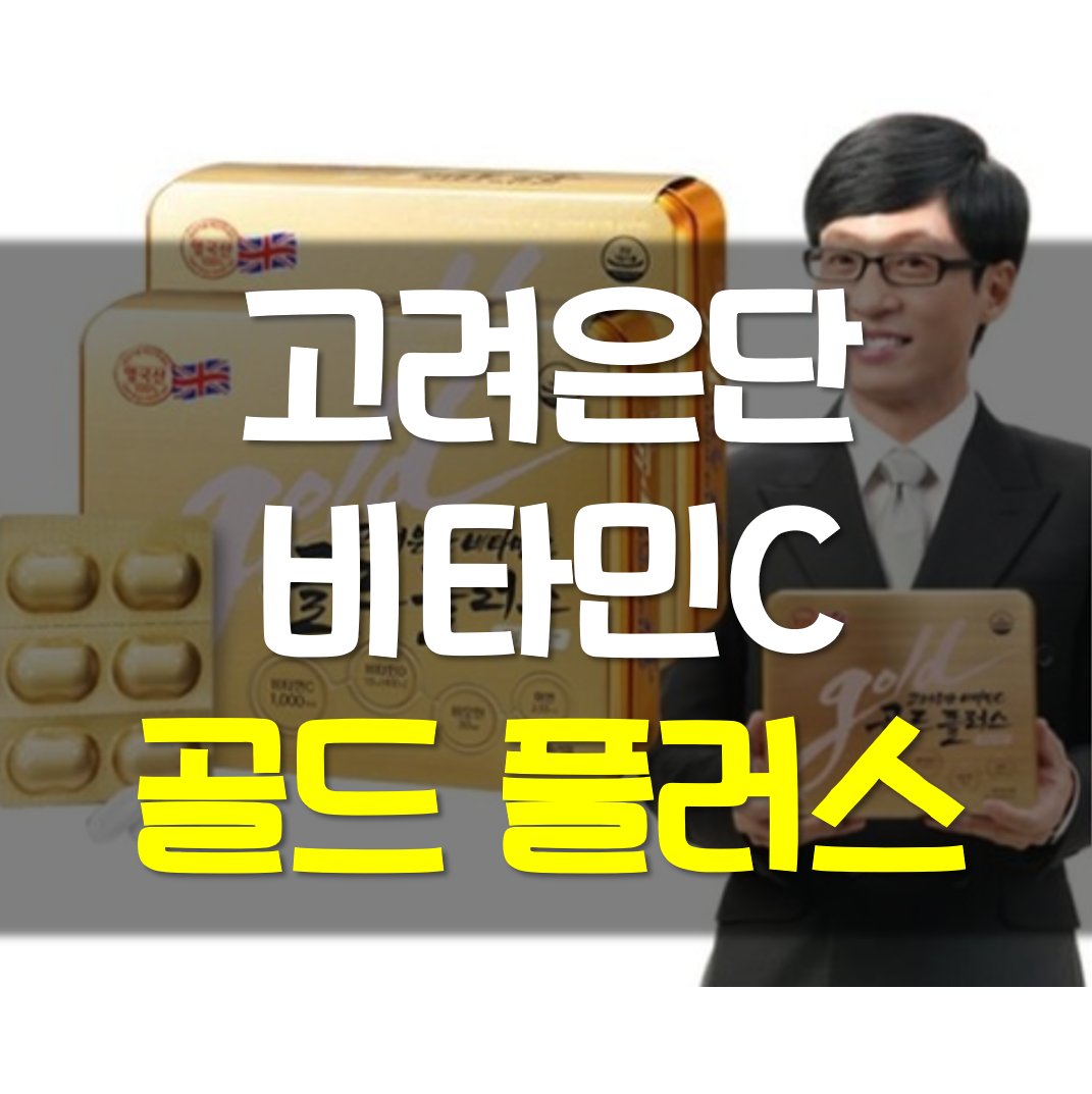  고려은단 비타민C 골드 플러스 효능 가격