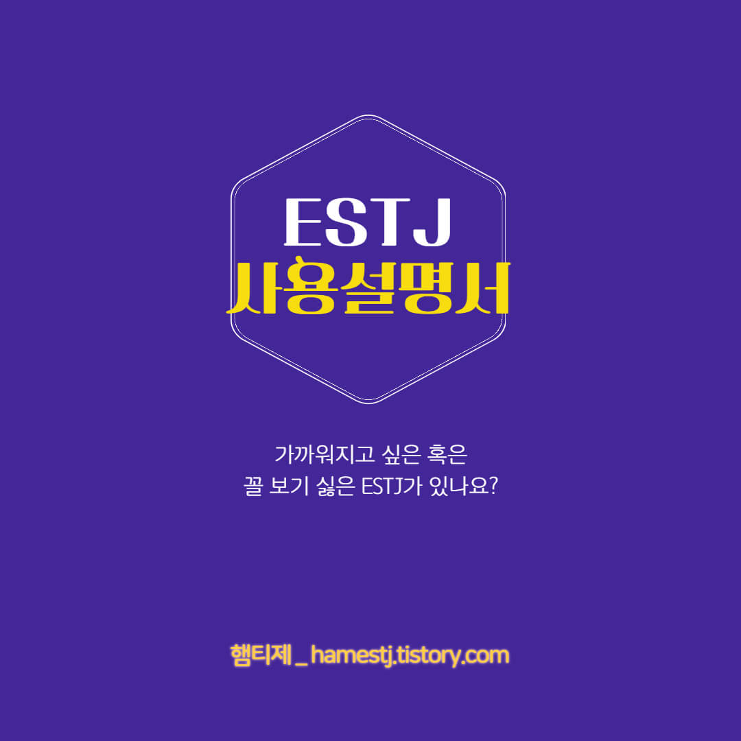 ESTJ-사용설명서-손절