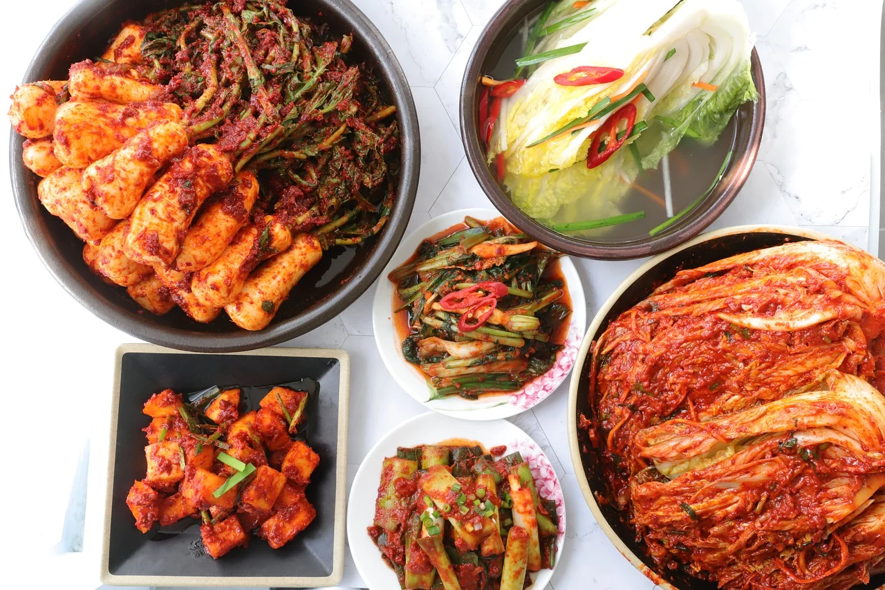 여러가지 김치사진