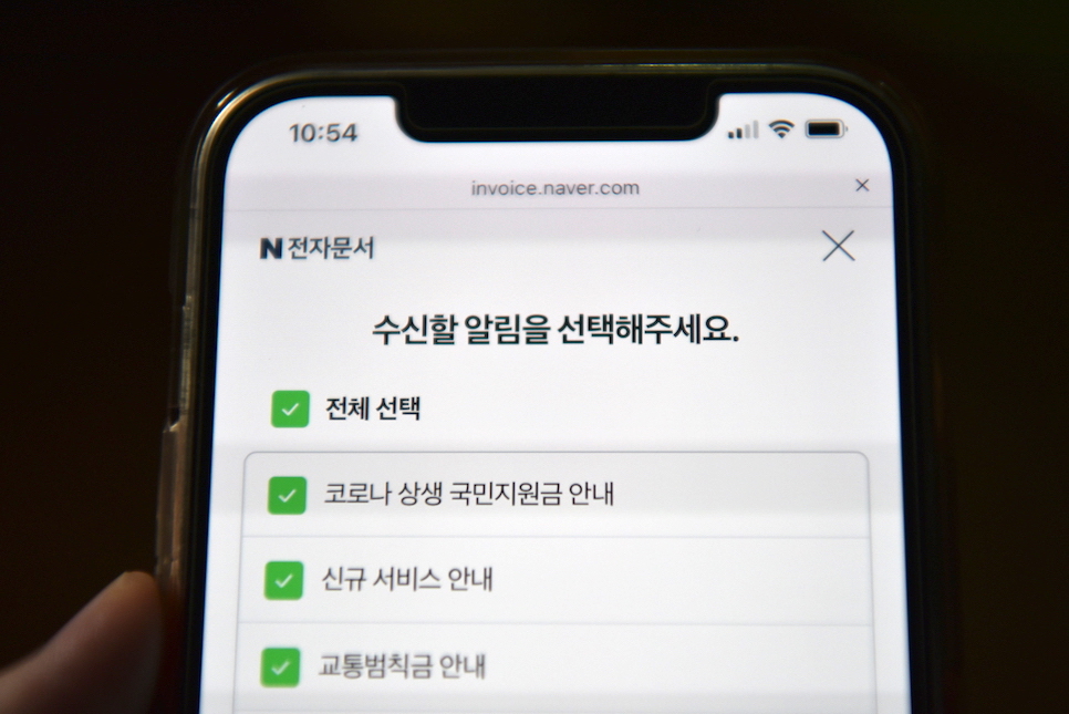 확인 국민비서 알림받자! 국민지원금 대상자 조회 10