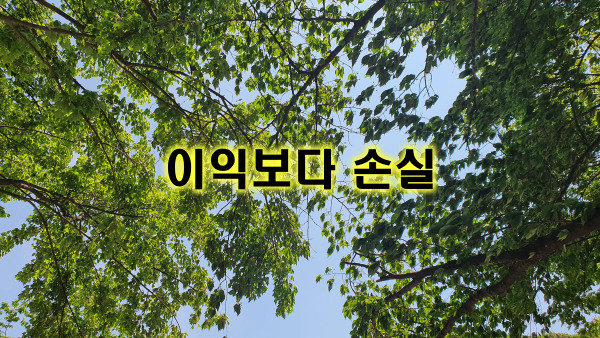 얻는 것보다 잃는 것