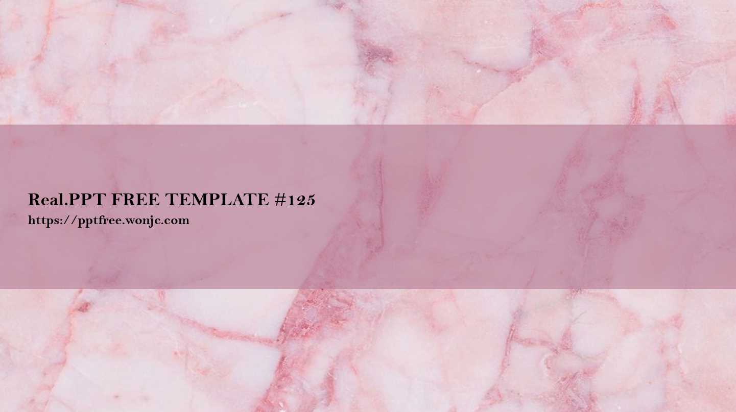 PPT 무료 예쁜 템플릿 다운 사이트 핑크 디자인 125