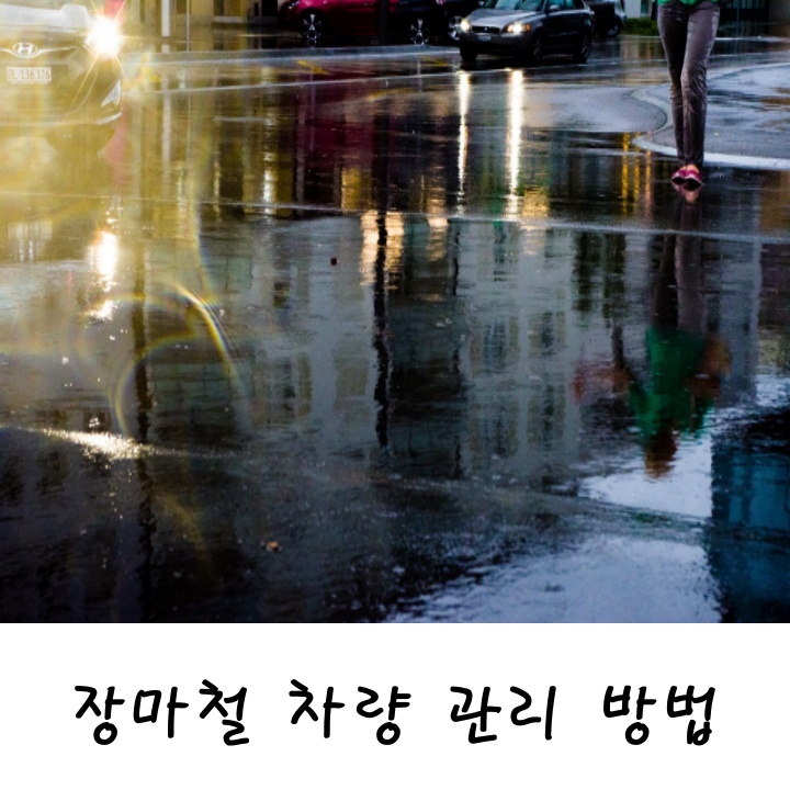  장마철 차량 관리 방법