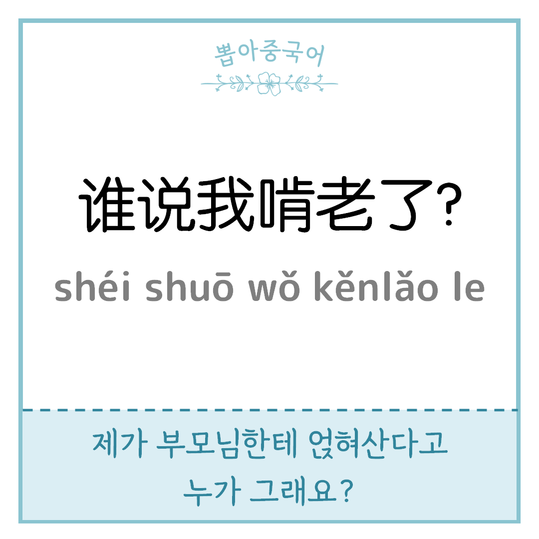 중국어 한마디