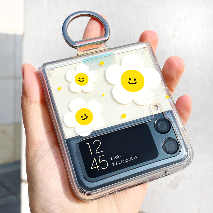  화사하고 상큼한 느낌을주는 마리오케이스[플립젤리+링]웃는데이지!><