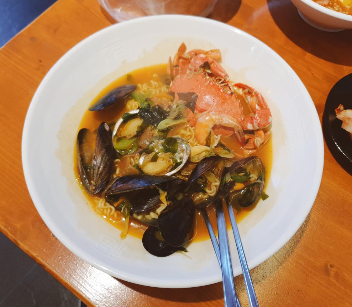 옥천 금구리 라면 엄청 깔끔해요!/ 해물 라면 최고!