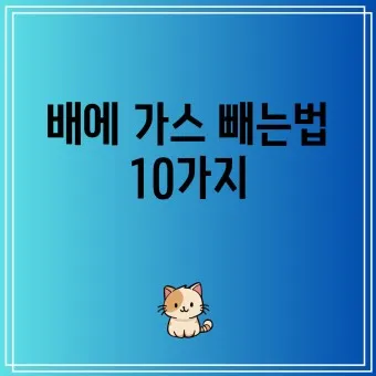 배 가스빼는법 가스제거제 가스빼는 자세_5