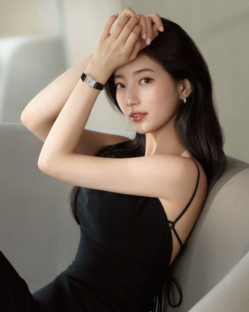  수지 론진 시계 화보 사진과 움짤 gif