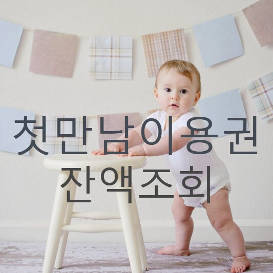 첫만남이용권-잔액조회