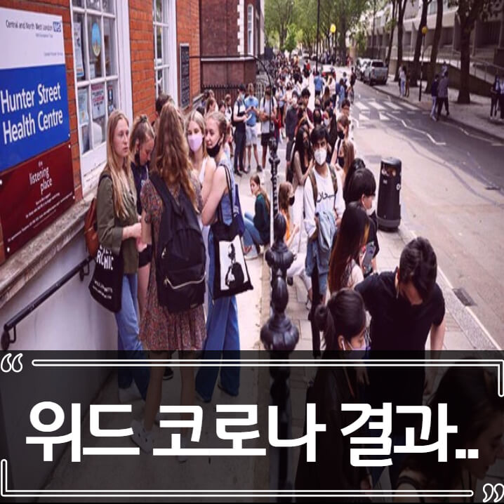  위드 코로나 시행 영국 결과 - 델타 변이 출현