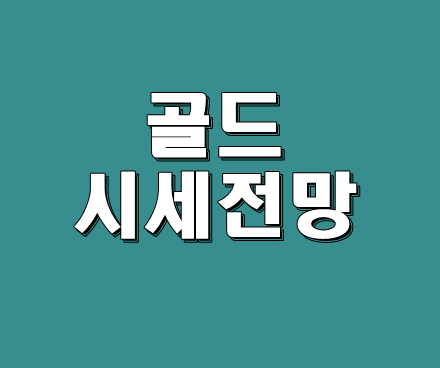  금시세 앞으로의 흐름을 확인해보자