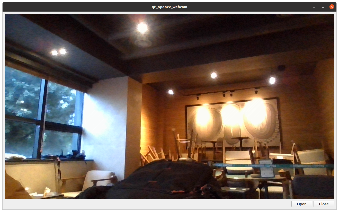  OpenCV에서 캡처한 webcam 영상을 QT에서 보여주기