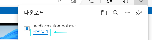 윈도우11 다운로드 후 파일
