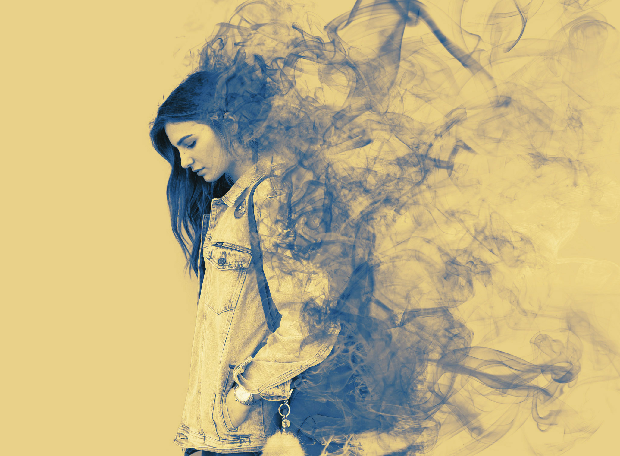 포토샵 연기효과