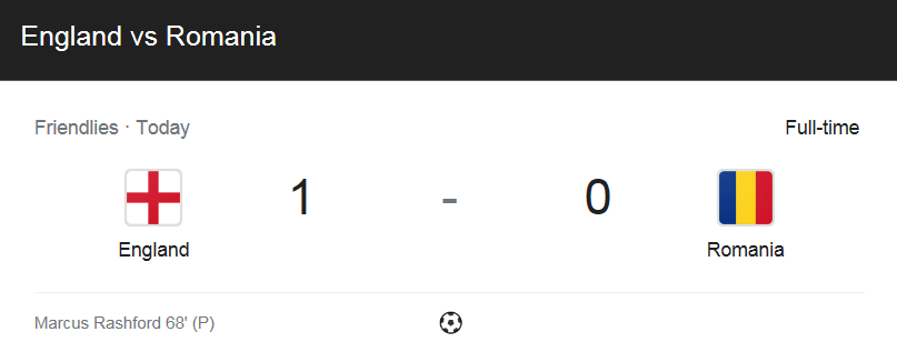  (2021 / 친선 경기) 잉글랜드 (1) 대 루마니아 (0) 축구 경기 하이라이트