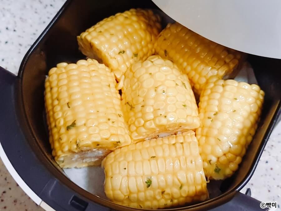 마약-옥수수-초당-옥수수-버터구이-에어프라이어-요리