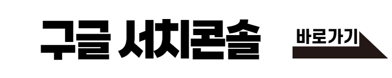 구글 서치콘솔 홈페이지