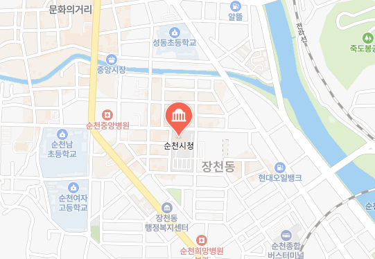 순천시청 위치 이미지