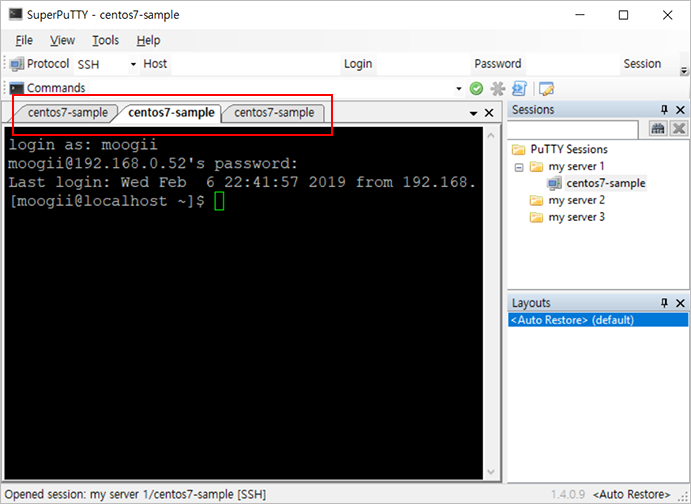 SuperPuTTY로 PuTTY를 좀더 Super하게 쓰는 방법 구르는 돌에는 이끼가 끼지 않는다