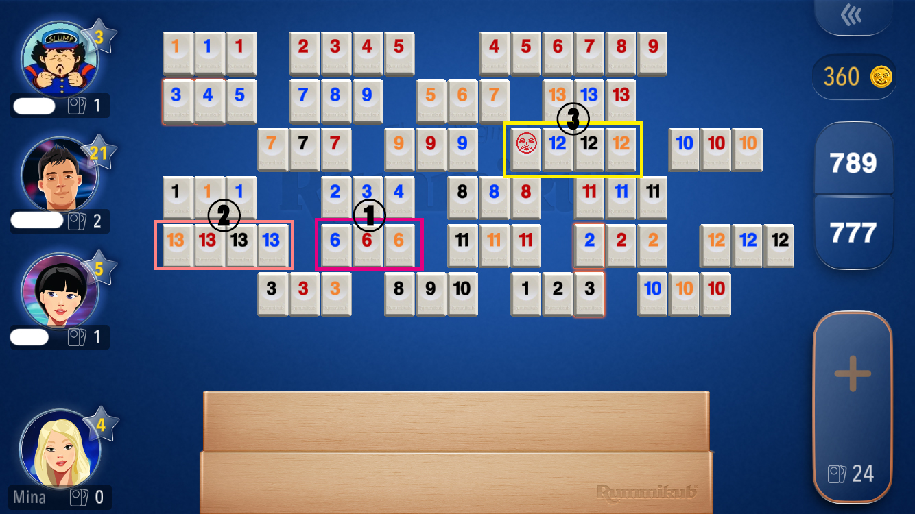 Rummikub] 모바일게임 루미큐브 + 규칙공략