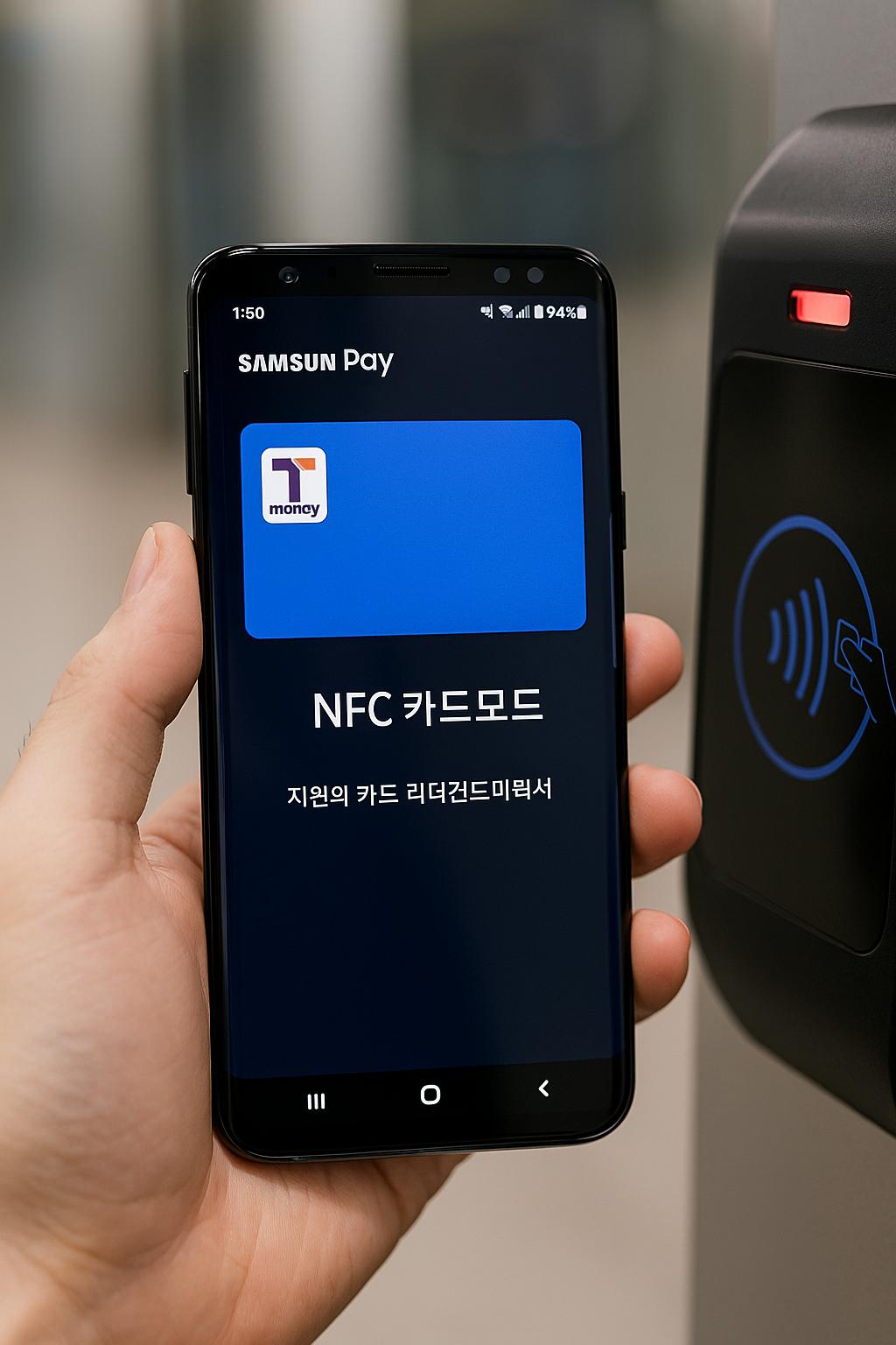 삼성페이 교통카드 nfc유심