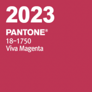 2023-Pantone-올해의 색상 표시 마젠타 칩