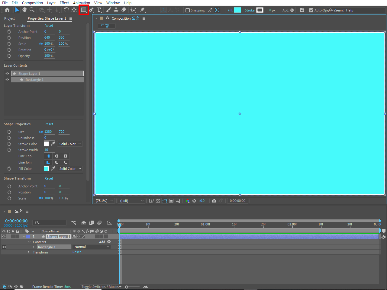 정사각형 그리기