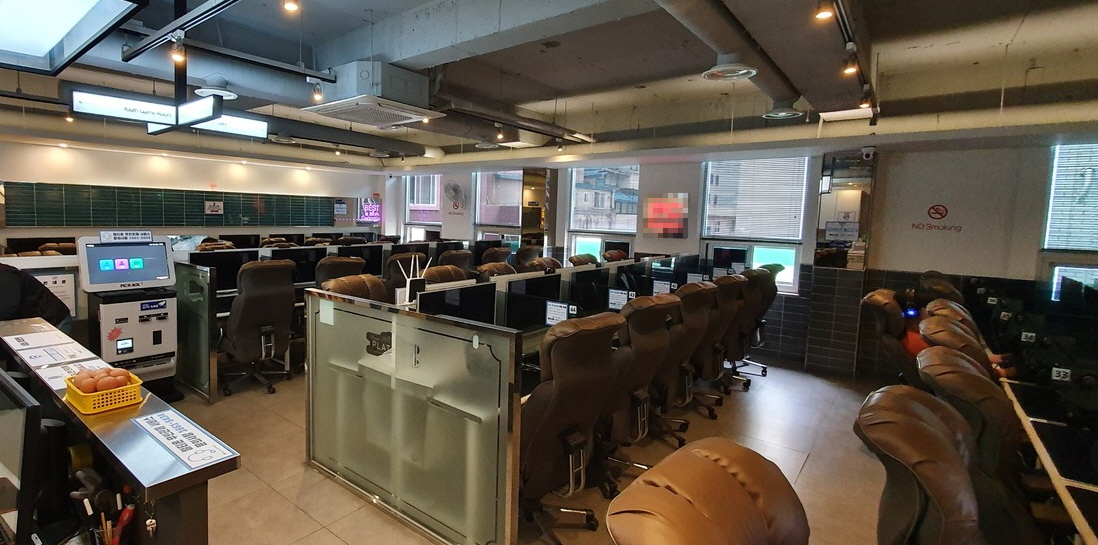  광주pc방 무인관제시스템 무료 설치, 광주 셀프 무인피시방 전경, 멀티온시스템즈 설치하고 pc방 무인운영하기