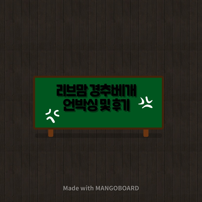  리브맘 경추베개 구입~!