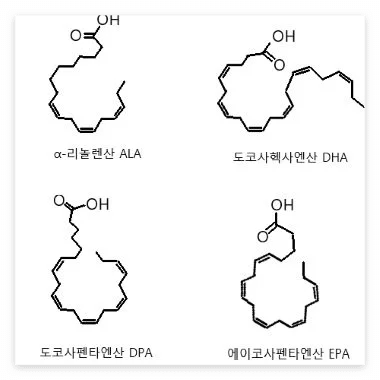 structures-of-ala-dha-dpa-epa