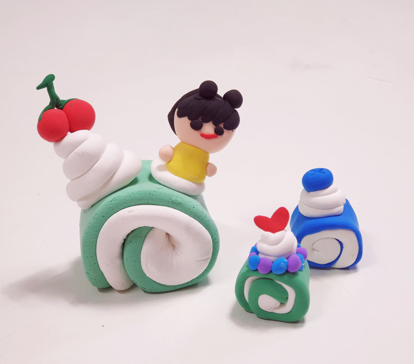  클레이특강 맛있는 롤케이크 만들기 (feat.나도 파티쉐)