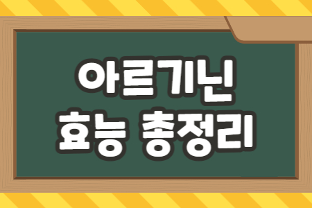 아르기닌 효능