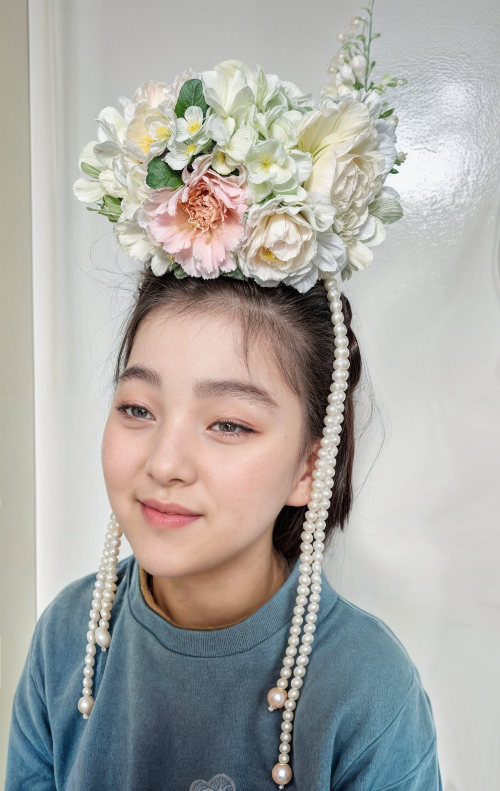 퓨전한복드레스 소품