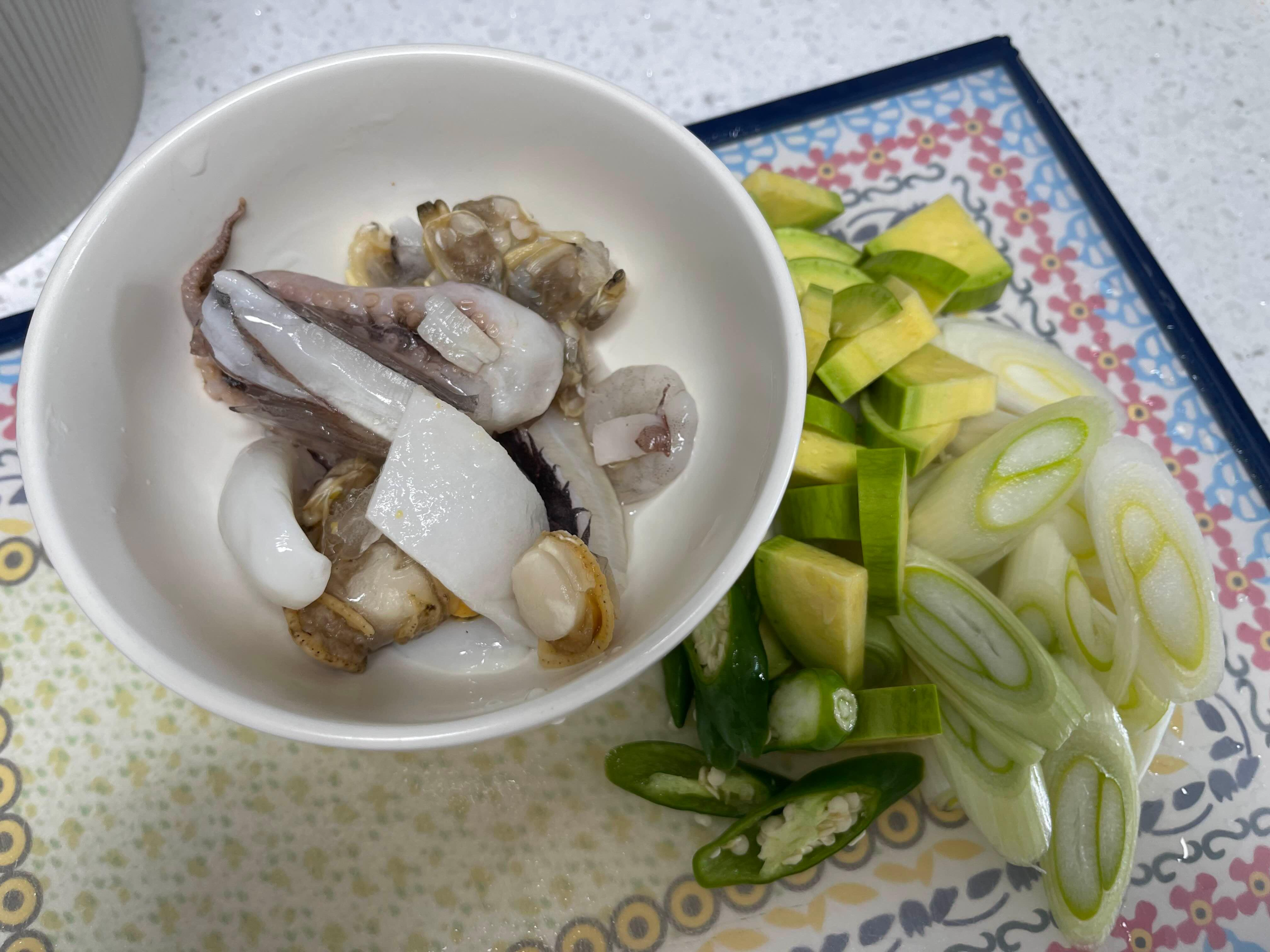된장찌개재료