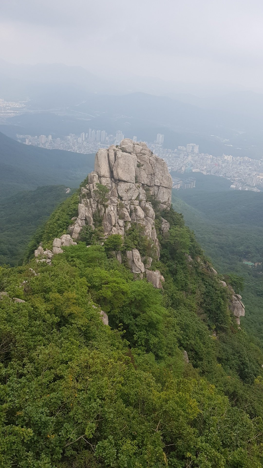 부산 금정산 무명릿지