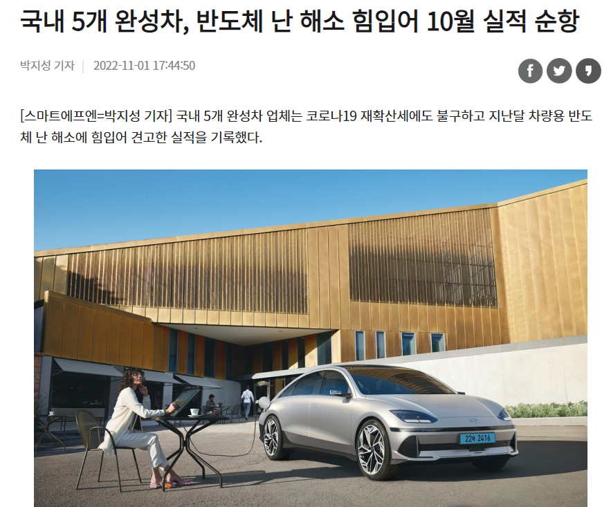 반도체난 해소 기사