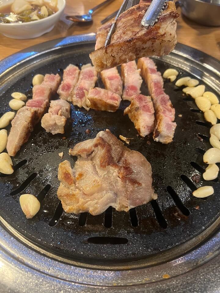 목살-삼겹살