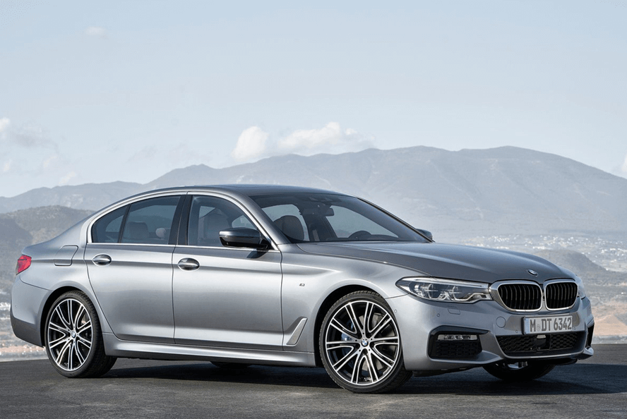 bmw-520i-외관-전면-측면-실버