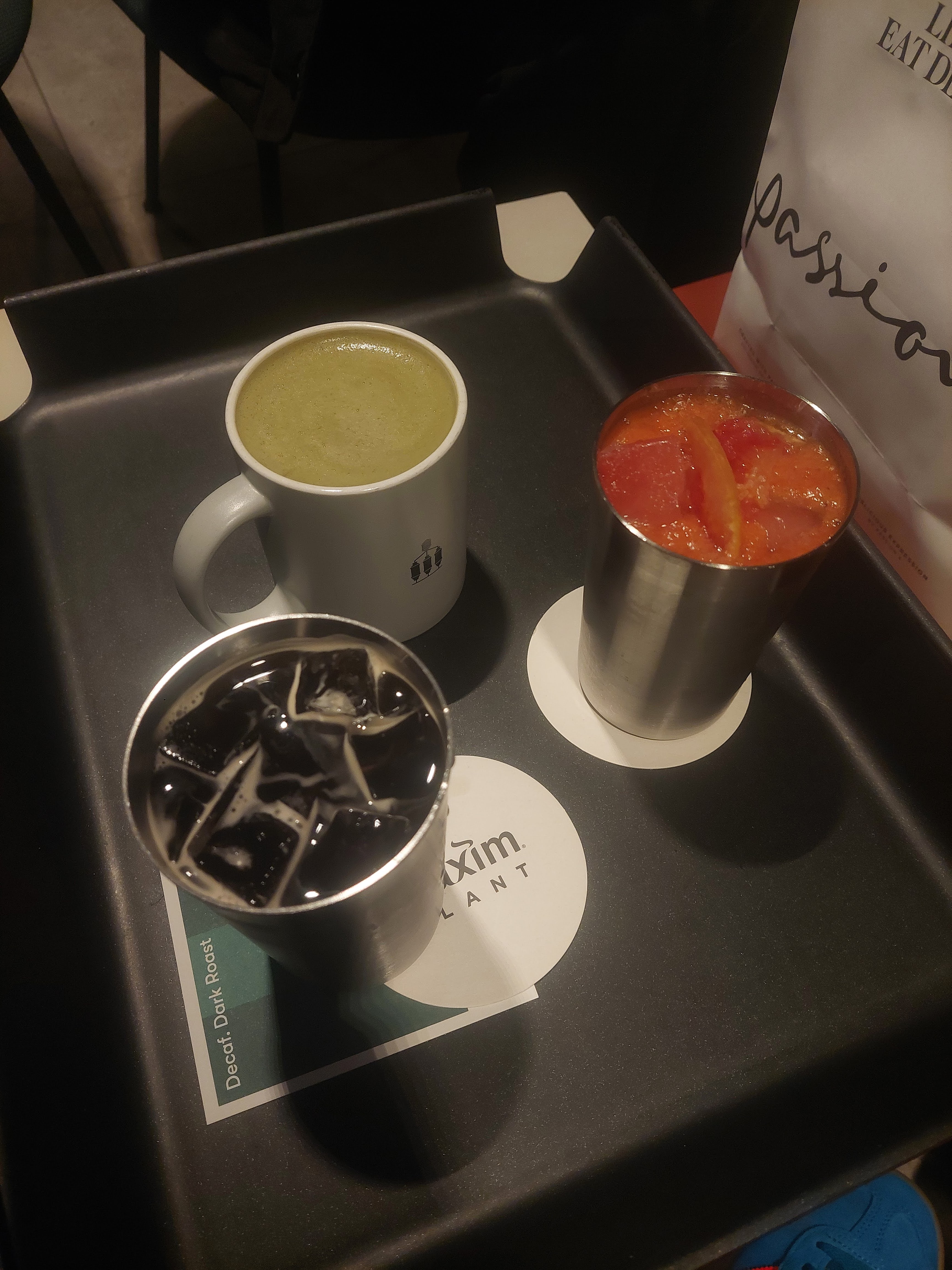 디카페인녹차밀크.자몽에이드