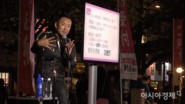  야마모토타로,  바른소리하는 일본 정치 활동가