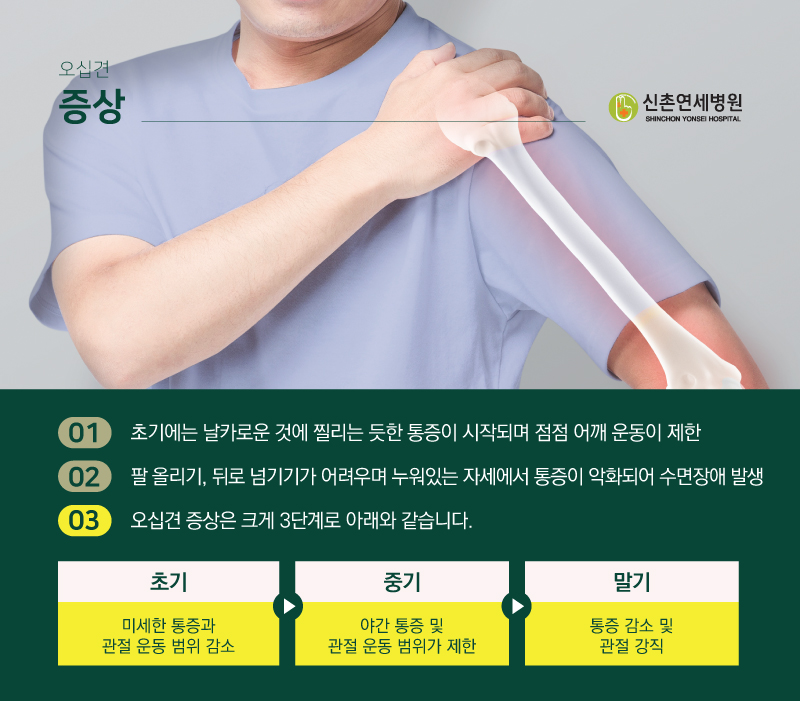 광흥창역 오십견 치료와 예방법 젊은 나이에도 오십견?