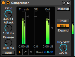 Ableton-Live-내장-Compressor