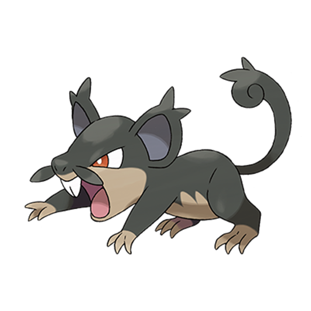  [포켓몬도감]  No. 019 꼬렛 Rattata #019 Alolan Form