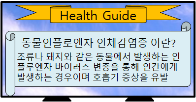 동물 인플루엔자 인체 감염증