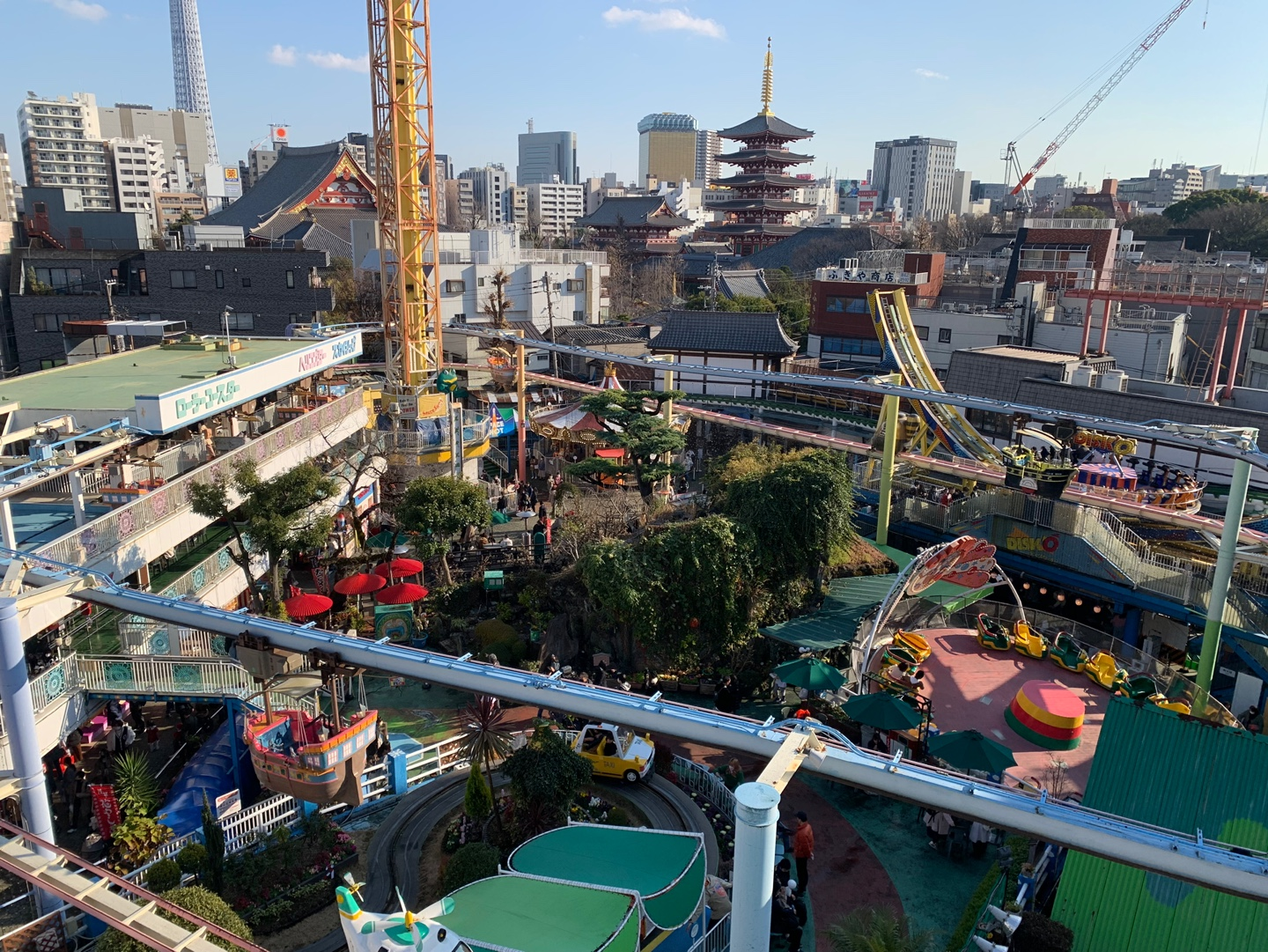 도쿄 대표 어린이 놀이공원 전망
