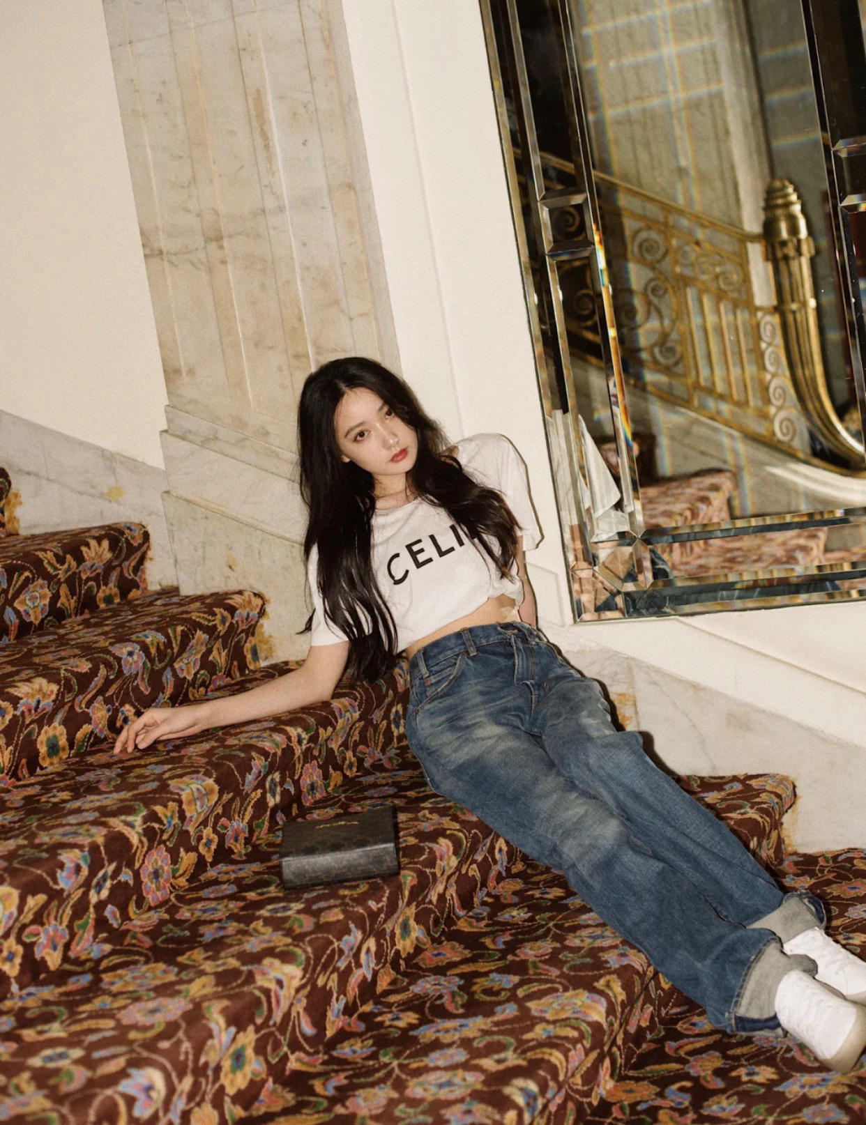  [CELINE] 셀린느 로고 반팔 티셔츠 2X308916G (2 COLOR)