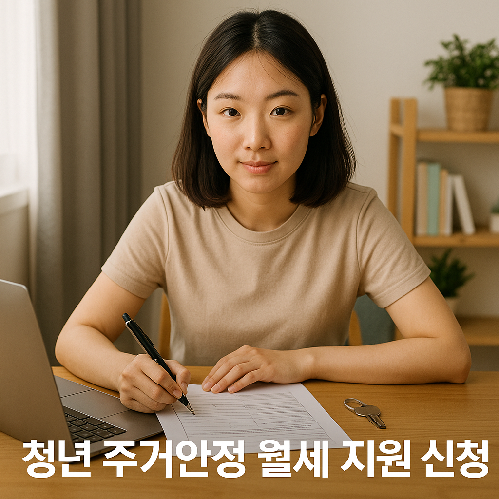 청년 주거안정 월세 지원 신청 이미지